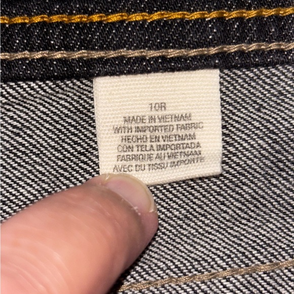 DKNY Petite 10R Women's Black Jeans Chelsea Low Rise Straight Leg Long Slim Fit - Picture 5 of 12